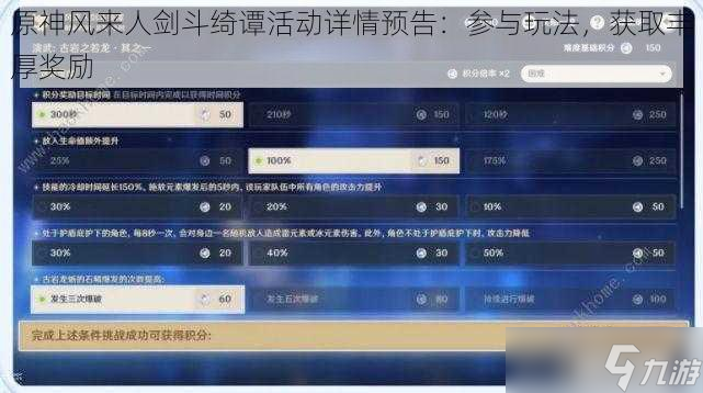 原神风来人剑斗绮谭活动详情预告：参与玩法，获取丰厚奖励