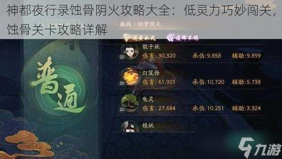 神都夜行錄蝕骨陰火攻略大全：低靈力巧妙闖關(guān)，蝕骨關(guān)卡攻略詳解