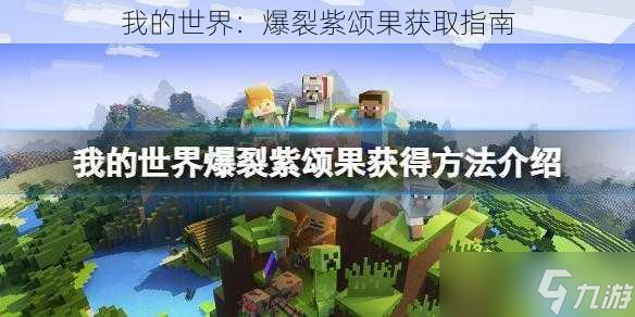 我的世界：爆裂紫颂果获取指南