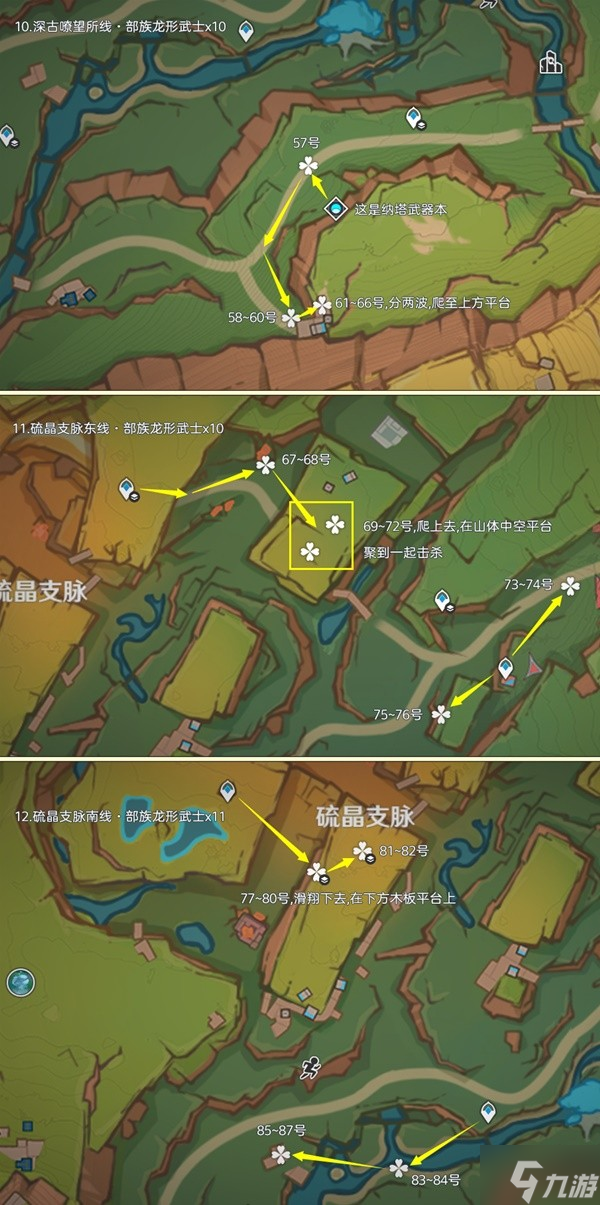 《原神》部族龙形武士讨伐路线推荐 部族龙形武士位置一览