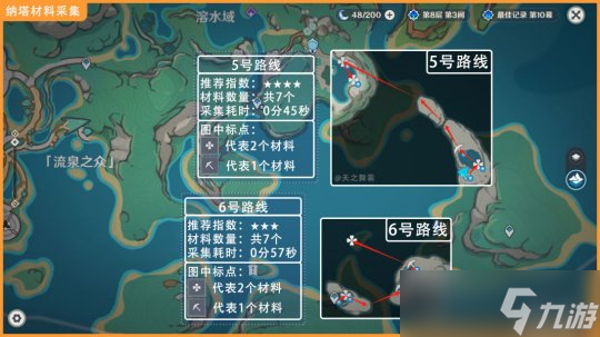 【原神】V5.0攻略 | 73个浪沫羽鳃采集路线—玛拉妮