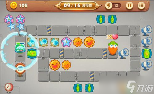 保卫萝卜3工厂第7关怎么过 第7关金萝卜通关攻略