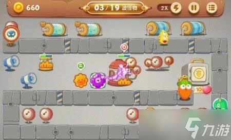 保卫萝卜3工厂18关怎么过 第18关金萝卜通关攻略