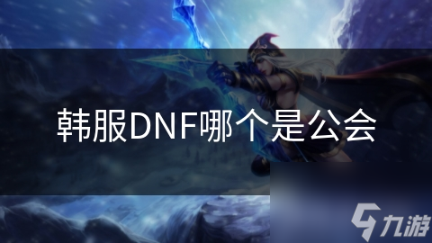 韩服DNF哪个是公会