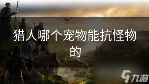 猎人哪个宠物能抗怪物的