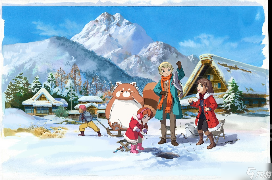  Screenshot of "Komori Life" Winter Version Warm Heart Online