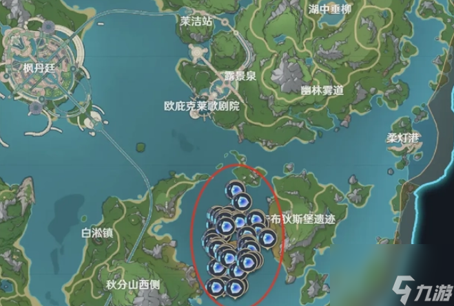原神初露之源采集路线是什么 原神初露之源快速采集路线一览