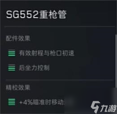 《三角洲行動》sg552突擊步槍配件推薦