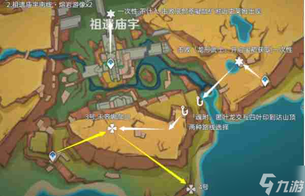 原神熔巖游像討伐路線一覽 原神熔巖游像討伐路線攻略