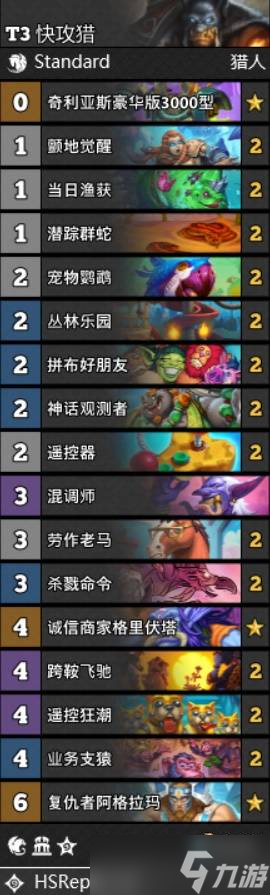 炉石传说标准快攻猎怎么玩