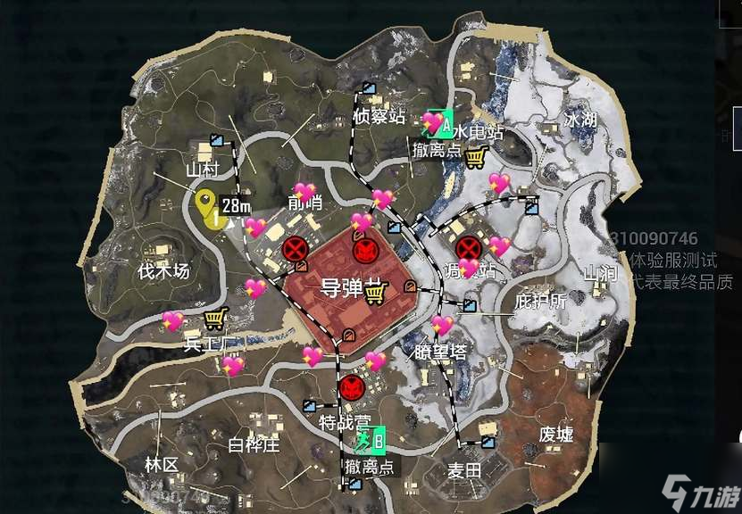 和平精英地铁逃生冰河禁区油桶位置大全