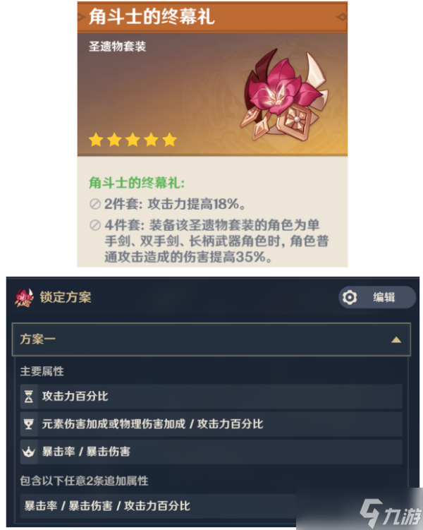 【<a id='link_pop' class='keyword-tag' href='https://www.9game.cn/yuanshen/'>原神</a>】V5.0攻略 | 圣遗物【词条锁定推荐】&amp;【适配角色推荐】