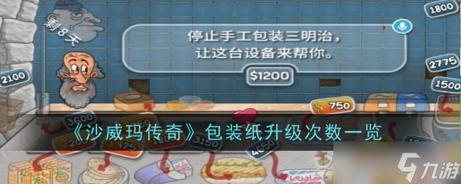 沙威玛传奇包装纸升级次数是什么-沙威玛传奇包装纸升级次数一览