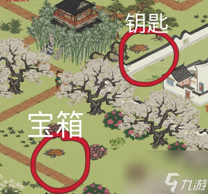 江南百景图丽娘府宅宝箱钥匙在哪里