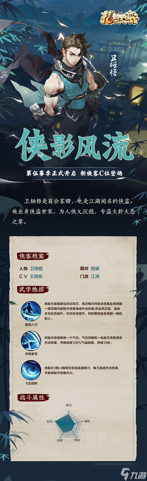 劍網(wǎng)3指尖對(duì)弈S5賽季正式開(kāi)啟！長(zhǎng)風(fēng)萬(wàn)里俠客行！