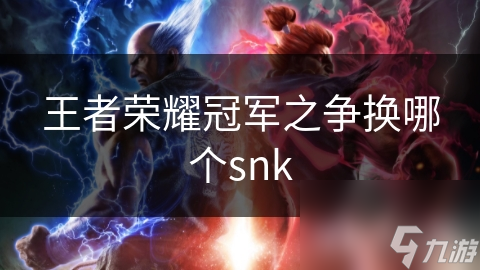 王者荣耀冠军之争换哪个snk