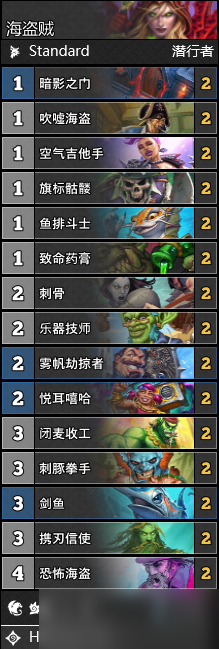 炉石传说潜行者卡组