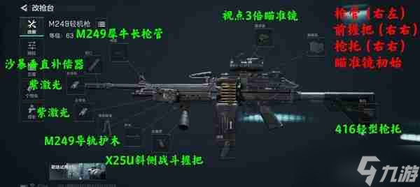 三角洲行动M249怎么使用 三角洲行动M249使用攻略