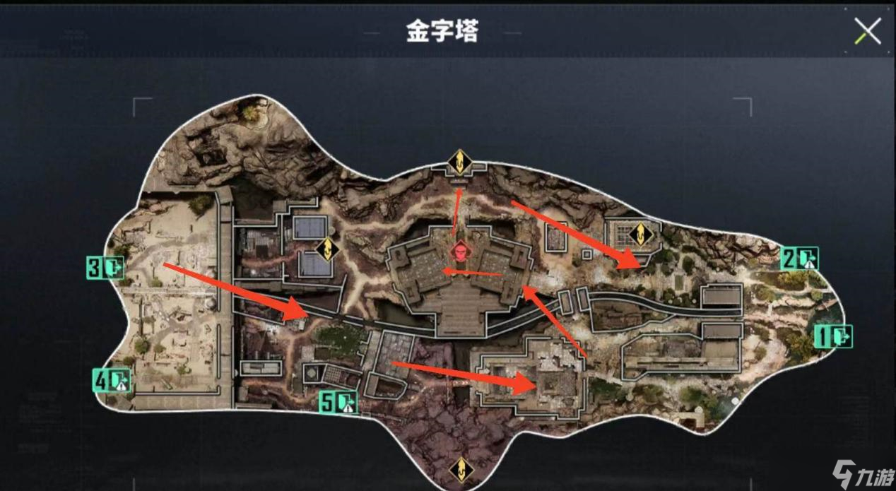 螢火突擊金字塔地圖摸金路線