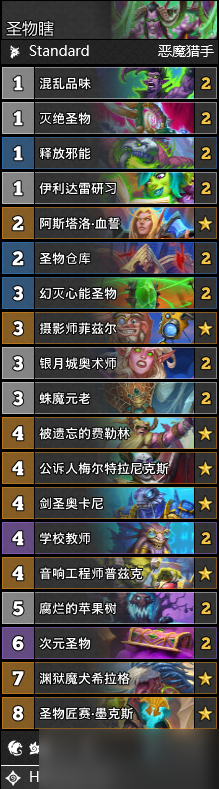 爐石傳說傳奇音樂節(jié)版本惡魔獵手攻略