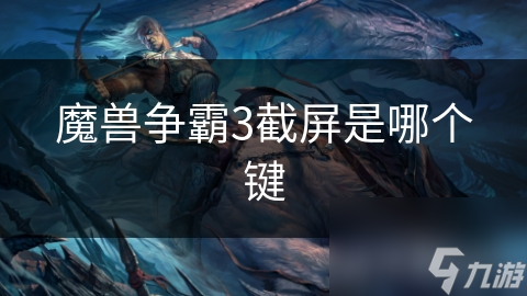 魔兽争霸3截屏是哪个键