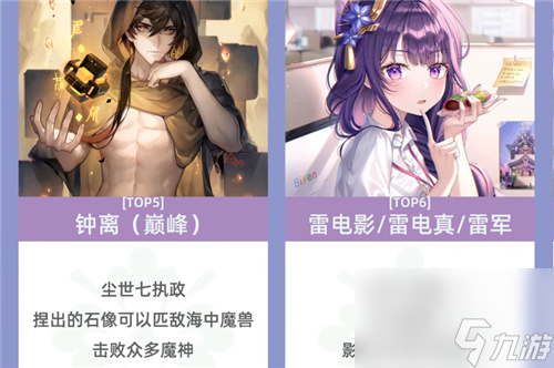 原神剧情实力排名 角色剧情强度排行