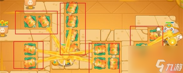 《保卫萝卜4》法老归来第77关通关攻略