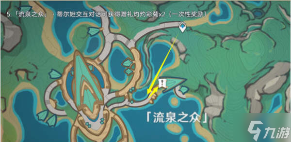 原神5.1灼灼彩菊快速采集路线推荐（共81个全收集）
