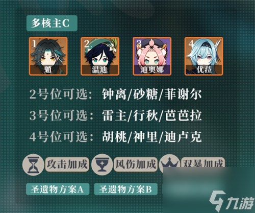 原神魈主c阵容搭配推荐 魈主C队伍怎么搭配