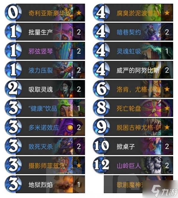 《炉石传说》标准模式轮盘术卡组分享 轮盘术怎么玩