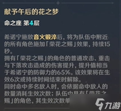 原神希诺宁抽几命比较好用 原神希诺宁命座抽取建议