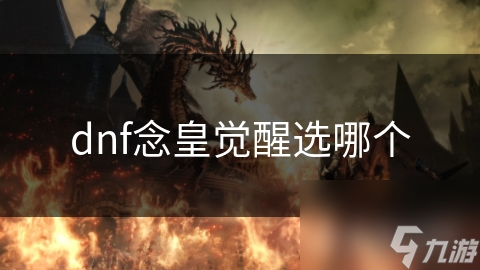 dnf念皇觉醒选哪个
