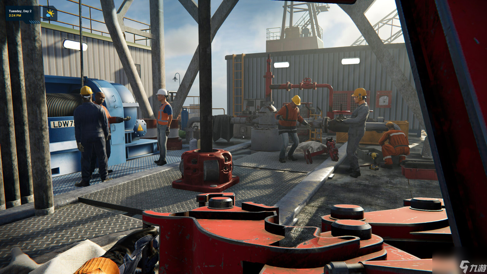 海上钻井平台运营模拟游戏 《Oil Rig Simulator》Steam页面公布