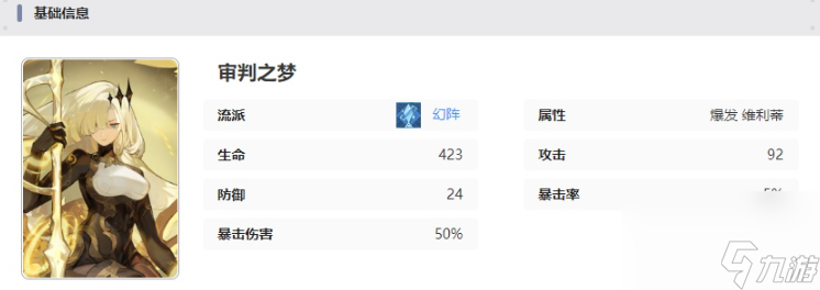 無盡夢(mèng)回審判之夢(mèng)角色強(qiáng)度如何