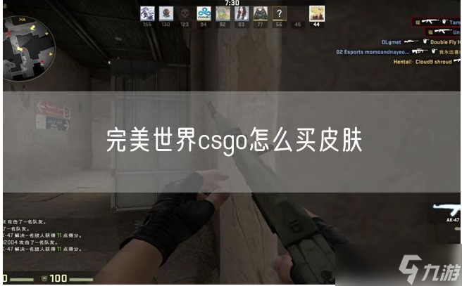 完美世界电竞csgo怎么买皮肤 完美世界csgo如何买皮肤