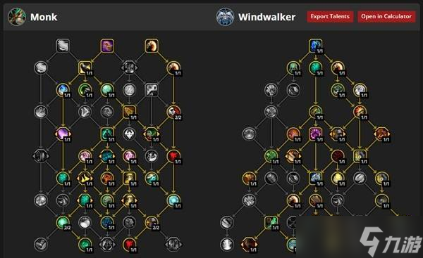 魔兽世界武僧天赋加点推荐 魔兽世界11.0武僧全专精天赋攻略