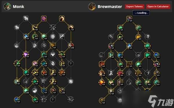 魔兽世界武僧天赋加点推荐 魔兽世界11.0武僧全专精天赋攻略