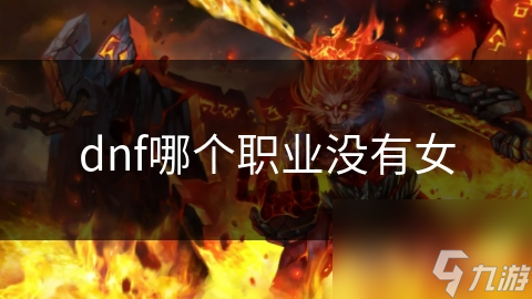 dnf哪個職業(yè)沒有女
