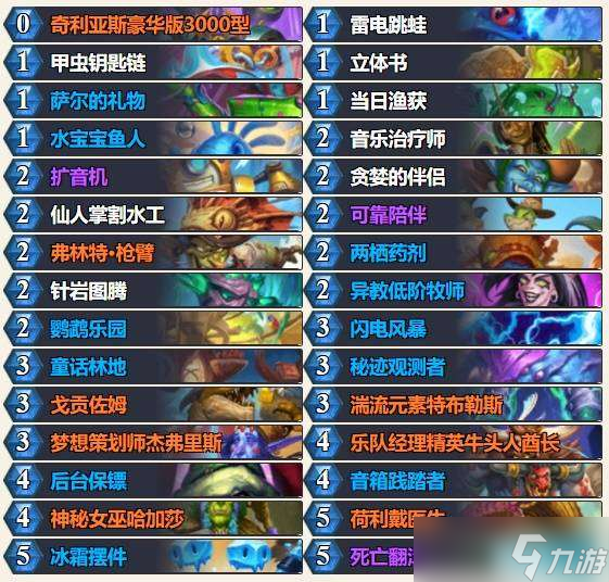 炉石传说标准40宇宙萨怎么组