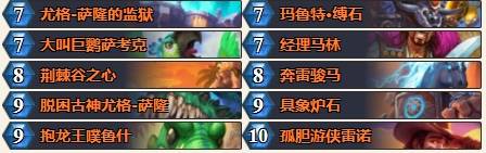 《炉石传说》标准40宇宙猎卡组分享