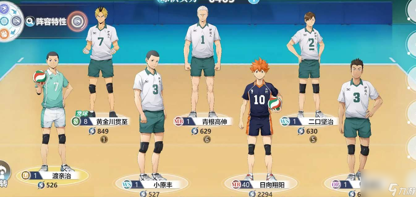 《排球少年新的征程》陣容搭配推薦
