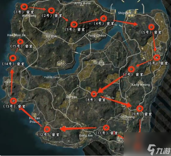 pubg泰戈神秘钥匙密室在哪里 pubg泰戈神秘钥匙密室位置一览