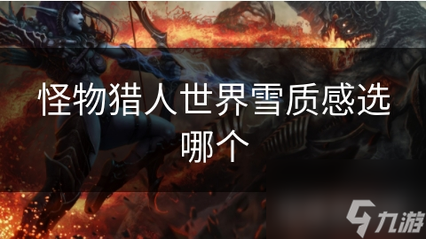 怪物獵人世界雪質(zhì)感選哪個(gè)