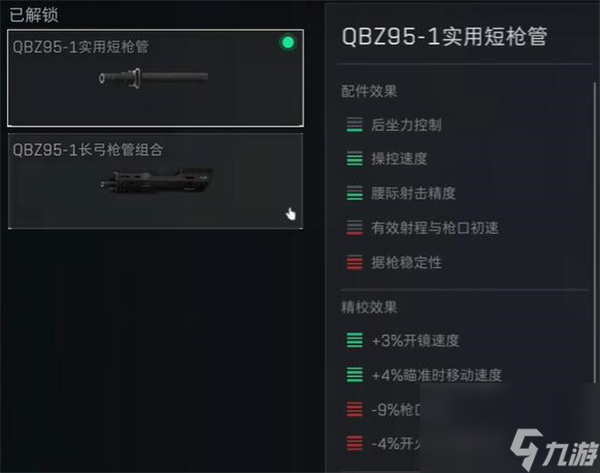 《三角洲行動(dòng)》qbz95-1突擊步槍配件推薦