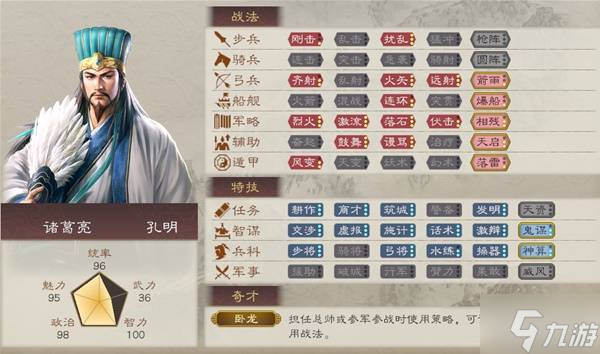 《三国志8重制版》武将排名TOP20 武将五维属性数据一览