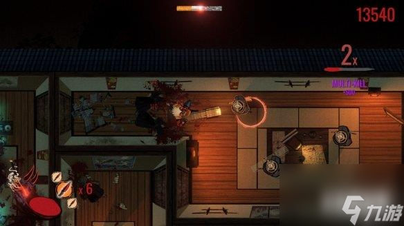 俯视角高速动作游戏《疯狂武士》上线Steam 10月发售