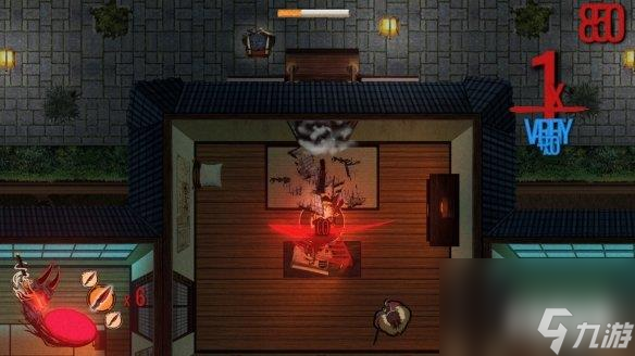 俯视角高速动作游戏《疯狂武士》上线Steam 10月发售