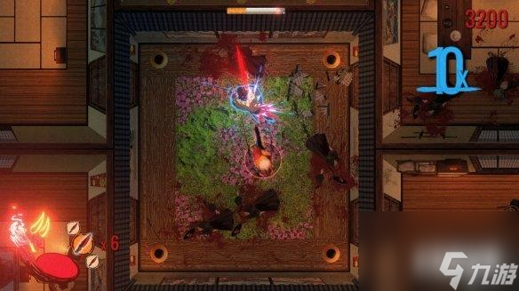 俯视角高速动作游戏《疯狂武士》上线Steam 10月发售