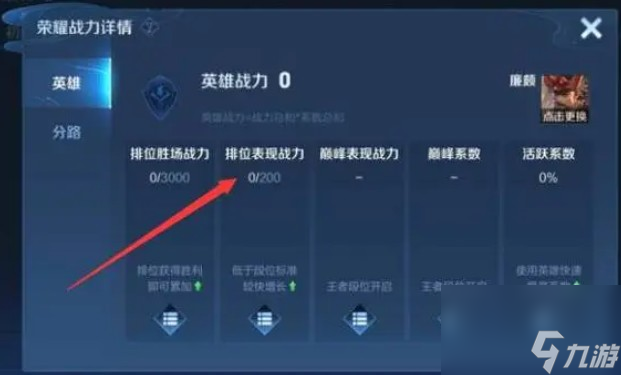王者榮耀表現(xiàn)分在哪里看