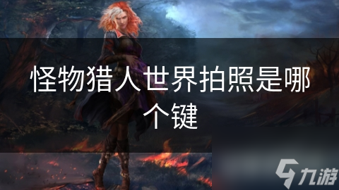 怪物猎人世界拍照是哪个键